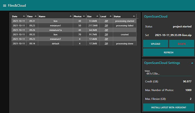 New Firmware with cloud functionality for OpenScan Classic & Mini (Beta)